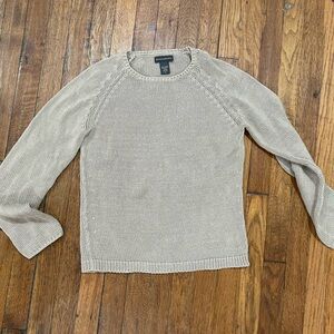 Banana Republic Tan Crew Neck Sweater